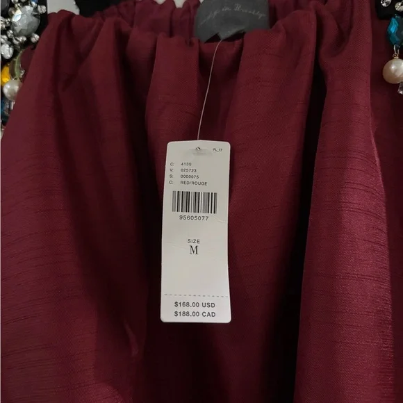 Anthropologie Sunday In Brooklyn Embellished Strap Bubble Mini Dress - Picture 3 of 4